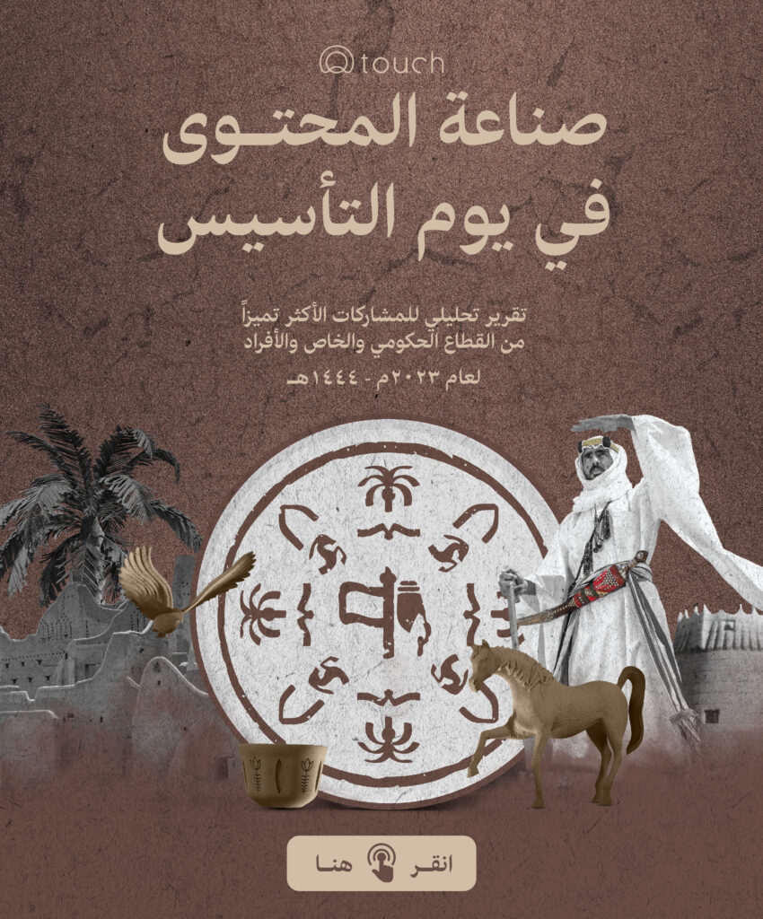 تقرير صناعة المحتوى في يوم التأسيس 2023م